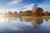 The Lake on a Misty Morning