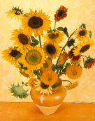 Pastiche Van Gogh Sunflowers