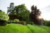The end of the garden.