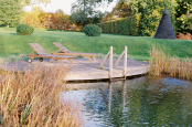 Garden swimming pool