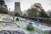 Frosty morning in the kitchen garden