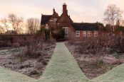 Frost in the walled garden