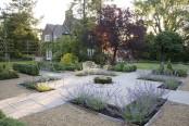 Formal garden, Cheshire - NGS garden