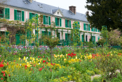 Claude Monet's house in springtime