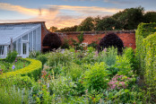 Sunset in the walled garden